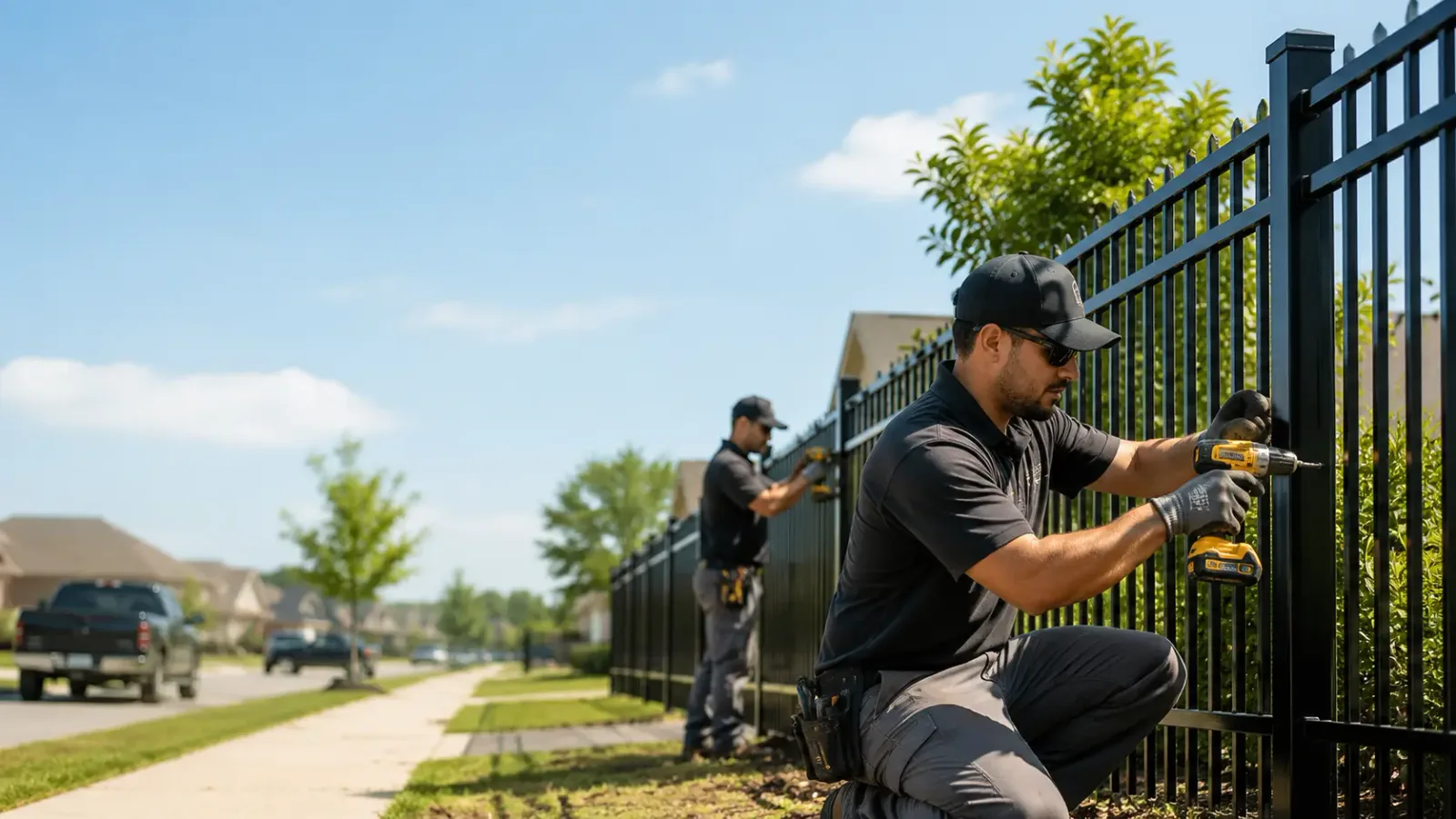 Metal Fence Installation in Alamo, TN